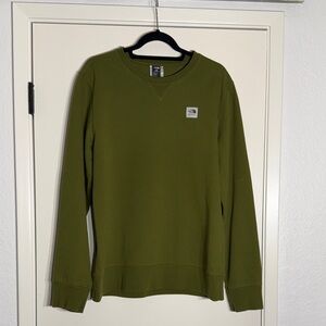 The North Face Men's Forest Green Crewneck Sweater size Large